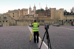 Laser Scanning Grid Tower of London