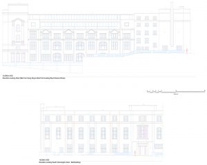 Royal Albert Hall elevation drawing